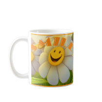 Cheerful Daisies Smile Mug