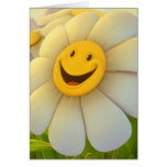 Cheerful Flowers Smile Card