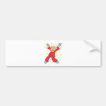 Cheerful Happy Ox Bumper Sticker