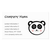 Cheerful Panda Business Card