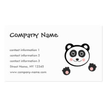 Cheerful Panda Business Card