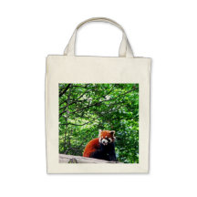Cheerful Red Panda Bag