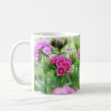 Cheerful Sweet William Flowers Coffee Mug