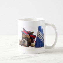 Cheerleader boxer mug