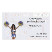 Cheerleader Business Card