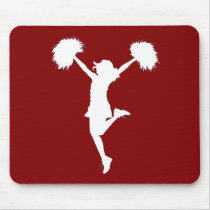 Cheerleader Cheerleading Outline Art by Al Rio