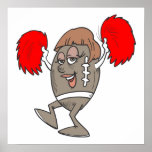 cheerleader football posters
