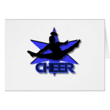 Cheerleader Greeting Card