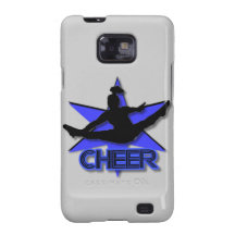 Cheerleader in blue samsung galaxy SII cover