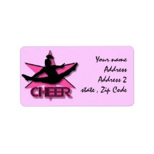 Cheerleader Labels