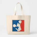 Cheerleader Silhouette Canvas Bags