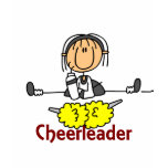 Cheerleader Stick Figure t-shirts
