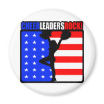 Cheerleaders Rock! Fridge Magnets