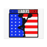 Cheerleaders Rock! Post Card