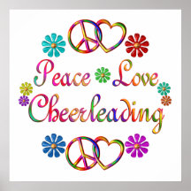 CHEERLEADING D'AMOUR DE PAIX POSTERS