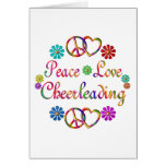 CHEERLEADING D'AMOUR DE PAIX CARTES