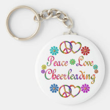 CHEERLEADING D'AMOUR DE PAIX PORTE-CLÉS