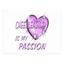 CHEERLEADING PASSION POSTCARD