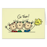 Cheerleading Squad T-shirts and Gifts Greeting Cards