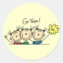 Cheerleading Squad T-shirts and Gifts Stickers