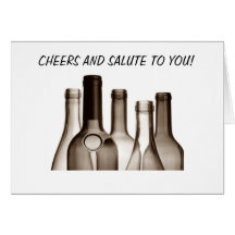 CHEERS AND SALUTE TO YOU / FANTASTIC BIRTHDAY GREETING CARD