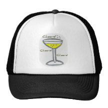 CHEERS! CHAMPAGNE SKETCH PRINT MESH HATS