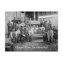 Cheers from Sacramento, CA! (1) Post Cards