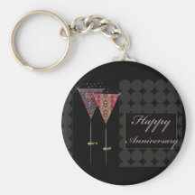 Cheers - Happy Anniversary Key Chain