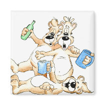 Cheers, Here's to you Refrigerator Magnets