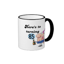 Cheers to 85 Birthday Tshirts and Gifts Coffee Mugs