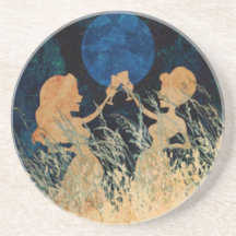 Cheers! to a girls night out. drink coasters