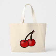 Cheery Cherries Canvas Bag