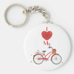 Cheery Cherry Bicycle Keychain