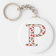 Cheery Cherry P Keychains