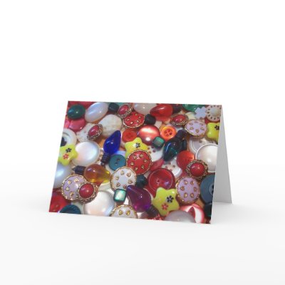 Cheery Christmas Button Collage by thebuttonlady