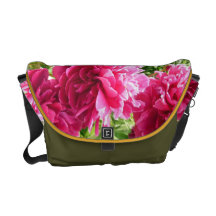 Cheery Peonies / Rickshaw Messenger Bag