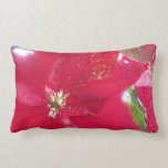 Cheery Pointsetta pillows