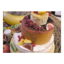 Cheese and fruit custom invite
