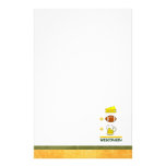 Cheese Football Beer Wisconsin Custom Stationery