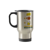 Cheese Football Beer Wisconsin Coffee Mugs