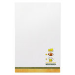 Cheese Football Beer Wisconsin Custom Stationery