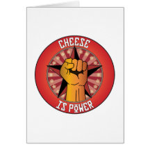 Cheese Is Power Card