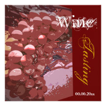 Cheese n wine celebration party CUSTOMIZE Invites