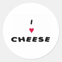 CHEESE ROUND STICKERS