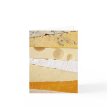 Cheese Slices Greeting Cards
