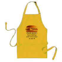 Cheeseburger apron