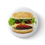Cheeseburger Pinback Buttons