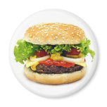 Cheeseburger magnets