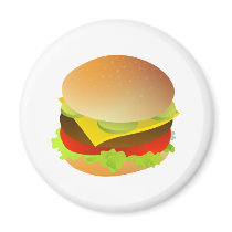 cheeseburger magnet