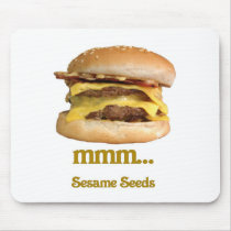 cheeseburger - mmm...sesame seeds
